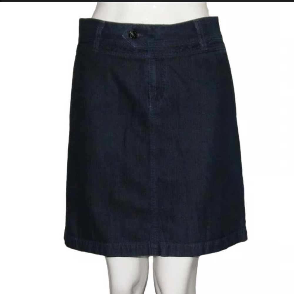 AG Adriano Goldschmied Dark Denim Pencil Skirt Size 26 Zipper Fly - Picture 8 of 9